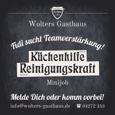 Fidi braucht dringend Verstärkung! 